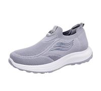 Energy After Sneaker Couple Hommes Printemps et Été Nouvelles Chaussures de marche antidérapantes Mode Chaussures légères pour hommes et personnes âgées Boîtes de rangement pour hommes, gris, 7 UK