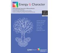 Energy & Character - Volume 19 N. 1: April 1988 - International Journal of Biosynthesis