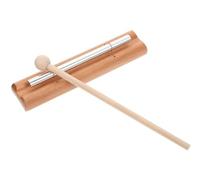 Energy Chime,Carillons De Percussion,Carillon Solo De Méditation,Carillon À Main en Bois avec Maillet,Instrument À Percussion Tonalité Energy Chime,pour Prière Yoga Guérison,Kiuiom