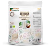Energy Feelings Boisson en Poudre Déshydratée à la Noix de Coco Bio 1kg, Boisson Sans Sucre Ajouté, Sans Gluten ni Lactose, Vegan Powder, Organic