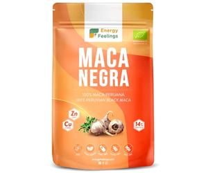 Energy Feelings Maca Noire Bio du Pérou 500g, Poudre de Racine de Maca Bio, Végane et Sans Gluten, Renforce l’Énergie et la Vitalité Intime pour Homme et Femme