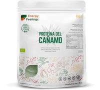 Energy Feelings Protéine Végétale Bio de Chanvre 50% Goût Neutre 1 kg, Poudre de Protéine Vegan pour Musculation, Sans Lactose, Sans Sucres Ajoutés, Vegan Protein Powder