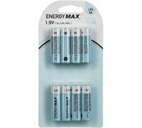 Energy Max - Lot de 8 Piles LR6 "Alcaline" 4cm Bleu Bleu G