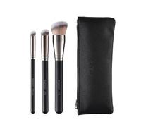 ENERGY Pinceau Fond de Teint Biseauté à Tête Plate 3-en-1, Pinceau Anti Cerne, Kit de Pinceaux Maquillage, Pinceaux Maquillages de Voyage pour Maquillage Liquide (Cadeau pour elle, Cadeau pour femme)