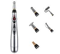 Energy Pulse Stylo d'acupuncture électronique pour soulager la douleur, stylo d'acupuncture à ultrasons, appareil de thérapie, pour la guérison musculaire, le soulagement de la douleur (5 en 1)