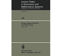 Energy, Regional Science And Public Policy