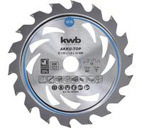 Energy-Saving Easy Cut Circular Saw Blade,Diameter 130 x 16 mm,Fine Cut with Special Alternating Tooth 18 Teeth Z18,AKKU-TOP Fine Cut,130 x 16 mm