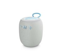 Energy Sistem Sunrise - Enceinte Bluetooth (Bluetooth 5.3, 18 Heures de Batterie, IPX6, True Wireless, Plastique 100% recyclé, lumières LED) Blanc