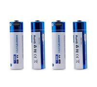 Energy Sistem Charge Pro C AA - Piles Rechargeables en Seulement 2,5 Heures avec capacité 3404 mWh / 2270 mAh et Charge de Type C