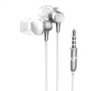 Energy Sistem – Casque filaire Métallisé – Microphone intégré, contrôle du volume – Blanc