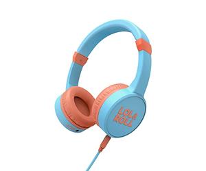 Energy Sistem Énergie LOL & Roll Pop Kids Headphones avec câble pour Enfants (Partage de Musique, câble Audio Amovible, Volume Maximum de 85 DB, Microphone) - Bleu