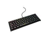 Energy Sistem Gaming Keyboard ESG K4 KOMPACT-RGB Clavier Gamer (69 Touches, Lumières RVB, Câble Amovible, Membrane) - Noir