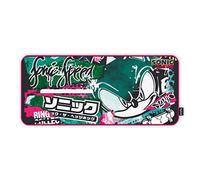 Energy Sistem Gaming Mouse Pad ESG Sonic Graffiti Tapis Gamer (XXL Size, Anti-délai, Coutures renforcées)