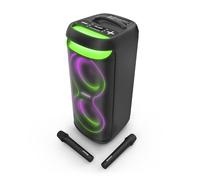 Energy Sistem Karaoke Party Speaker - Enceinte Portable Bluetooth-150 W-Lecteur MP3 - Lumières LED- 2 Microphones sans Fil - 6 Heures de Batterie.