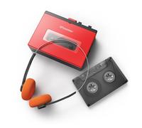 Energy Sistem Lecteur Cassette Portable Bluetooth in/Out/Batterie Rechargeable USB-C/Haut-Parleur et Microphone intégré/Son analogique rétro/Comprend des écouteurs Vintage/Enregistrement Vocal et