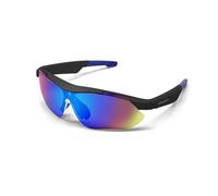 Energy Sistem Lunettes avec connexion Bluetooth, verres anti-rayons bleus polarisés avec protection UV400+, microphone intégré et certifié IPX5, Noir, M
