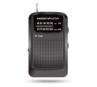 Energy Sistem Pocket Radio - Radio Portable Am/FM à Piles avec Sortie Mini Jack et indicateur visuel de syntonisation