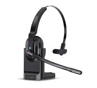 Energy Sistem Casque de bureau Voice Pure mono sans fil – Dongle USB, multipoint, station de charge