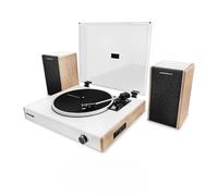 Energy Sistem Woodspin + Tourne-disque 40 W, cartouche magnétique, vinyles, port USB, Bluetooth et auto-stop