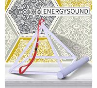 ENERGY SOUND Quartz optique cristal clair Pyramide chantante 15 cm Instrument de musique