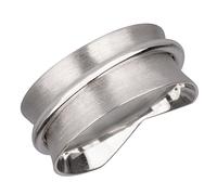 Energy Stone - « MINIMALISME », bague tournante de méditation en argent sterling (Style UK71)