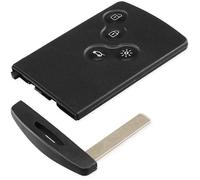 ENERGY01 4 Boutons Coque Carte a Puce Compatible Renault Captur - Clio 4 - Koleos - Laguna 3 - Megane 3 - Scenic 3 - kit Protection de Rechange pour telecommande ( cles) - clé à Faire Graver