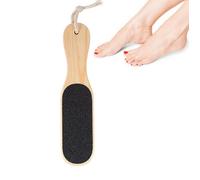 ENERGY01 Lime à pied avec manche en bois pour talons, râpe à callosités - Outil professionnel de soin des pieds