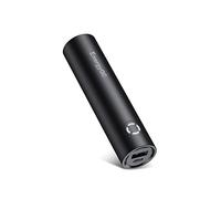 EnergyQC Chargeur portable à charge rapide 5000 mAh, batterie externe avec sortie 5 V/2,4 A et entrée USB-C (recharge uniquement), batterie compatible avec iPhone, Samsung Galaxy et plus encore, noir