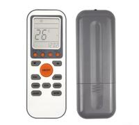 EnErLi Télécommande de rechange pour climatiseur TCL modèles BSV-09H, GYKQ-36 et pour série MRL, compatible avec les unités Everwell, version anglaise, boîtier ABS blanc avec minuterie et paramètres