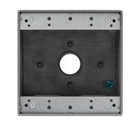 ENERLITES Boîte électrique d'extérieur résistante aux intempéries avec cinq prises filetées de 1,9 cm, 5 trous de 1,9 cm chacune, 2 prises de 11,5 x 11,5 x 5,5 cm (H x L x P)