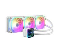 ENERMAX Watercooling AQUAFUSION ADV 360 mm, Refroidisseur liquide de processeur INTEL et AMD Tout-en-Un (AIO), Blanc