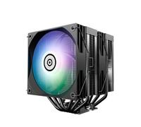 ENERMAX ETS-TD60D-ARGB - Double tour - Affichage numérique - 2 ventilateurs PWM de 120 mm - Roulements FDB - TDP 250 W - 6 tubes de chauffage 6 mm - Dow Corning TC-5888