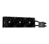 ENERMAX LIQMAX IV ELC-LMIV360-SF Processeur AIO 360 mm | Dual Chamber | TDP 380W+ | Intel LGA 1851/1700/115x/2066 | AMD AM5/AM4 | Affichage numérique | 3 ventilateurs de performance PWM 120 PWM