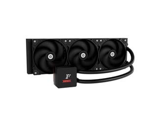 ENERMAX LIQMAX IV ELC-LMIV360-SF Processeur AIO 360 mm | Dual Chamber | TDP 380W+ | Intel LGA 1851/1700/115x/2066 | AMD AM5/AM4 | Affichage numérique | 3 ventilateurs de performance PWM 120 PWM