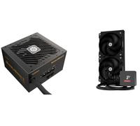 ENERMAX MARBLEBRON II EMB850-LMIV240 Bloc d'alimentation modulaire de Jeu 3.1 ATX 80PLUS Bronze & LIQMAX IV 240 mm CPU Refroidissement à Eau avec Affichage numérique 850 W