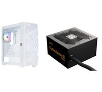 Enermax MarbleShell Mesh MS31 31WW-750N Boîtier PC Tour Midi ARGB et Bloc d'alimentation CYBERBRON III 750 W 80 Plus Bronze