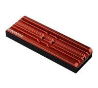 Enermax Dissipateur SSD ESC001 M.2 2280 rouge aluminium simple/double face compatible PS5