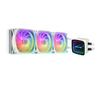 ENERMAX Watercooling AQUAFUSION ADV 360 mm, Refroidisseur liquide de processeur INTEL et AMD Tout-en-Un (AIO), Blanc