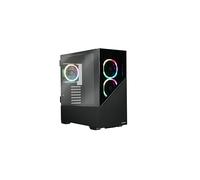 Enermax Boîtier PC Gaming ATX ECA-EK8-BB-ARGB — Verre trempé, 3x ARGB PWM 120mm, USB-C, USB 3.2 Gen1