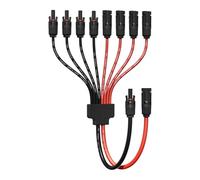 enernova Y Type Connecteur Solar, 4mm²-6mm² Y Connecteurs Câble Solaire, IP68 Étanche Câble Panneau Solaire, 30A DC1500V pour Panneaux Connectés en Parallèle