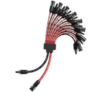 enernova Y Type Connecteur Solar, 4mm²-6mm² Y Connecteurs Câble Solaire, IP68 Étanche Câble Panneau Solaire, 30A DC1500V pour Panneaux Connectés en Parallèle