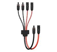 enernova Y Type Connecteur Solar, 4mm²-6mm² Y Connecteurs Câble Solaire, IP68 Étanche Câble Panneau Solaire, 30A DC1500V pour Panneaux Connectés en Parallèle