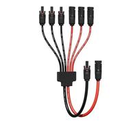 enernova Y Type Connecteur Solar, 4mm²-6mm² Y Connecteurs Câble Solaire, IP68 Étanche Câble Panneau Solaire, 30A DC1500V pour Panneaux Connectés en Parallèle