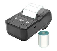 ENERRGECKO ÉTiqueteuse Thermique 58 Mm sans BT Mini Imprimante D'éTiquettes Imprimante de Codes-Barres avec Batterie Rechargeable, A