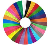 ENERRGECKO Recharges de Filament de Stylo 3D 30 Couleurs, Filament de Stylo 3D PLA 1,75 Mm, Recharges d'impression Lisses et Non Toxiques