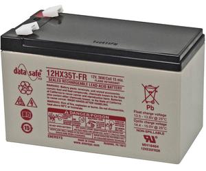 EnerSys Hawker Longlife DataSafe HX 12HX35FR Batterie au plomb 12 V 7.6 Ah plomb (AGM) (l x H x P) 151 x 100 x 65 mm cosses plates 6,35 mm entretien faible,