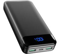 Enerwow Batterie Externe, 27000mAh Power Bank Charge Rapide Portable Chargeur, USB C(Entrée&Sortie) Powerbank Compatible avec iPhone 16 15 14 13 Pro Max, Samsung, Tablettes, Etc.