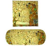 Enesco Boite pour lunettes - KLIMT - Livrée avec chiffonnette JAUNE G