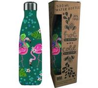Enesco Bouteille isotherme en inox Flamants Roses By Allen VERT