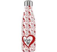 Enesco Bouteille isotherme en inox Love Blanc G